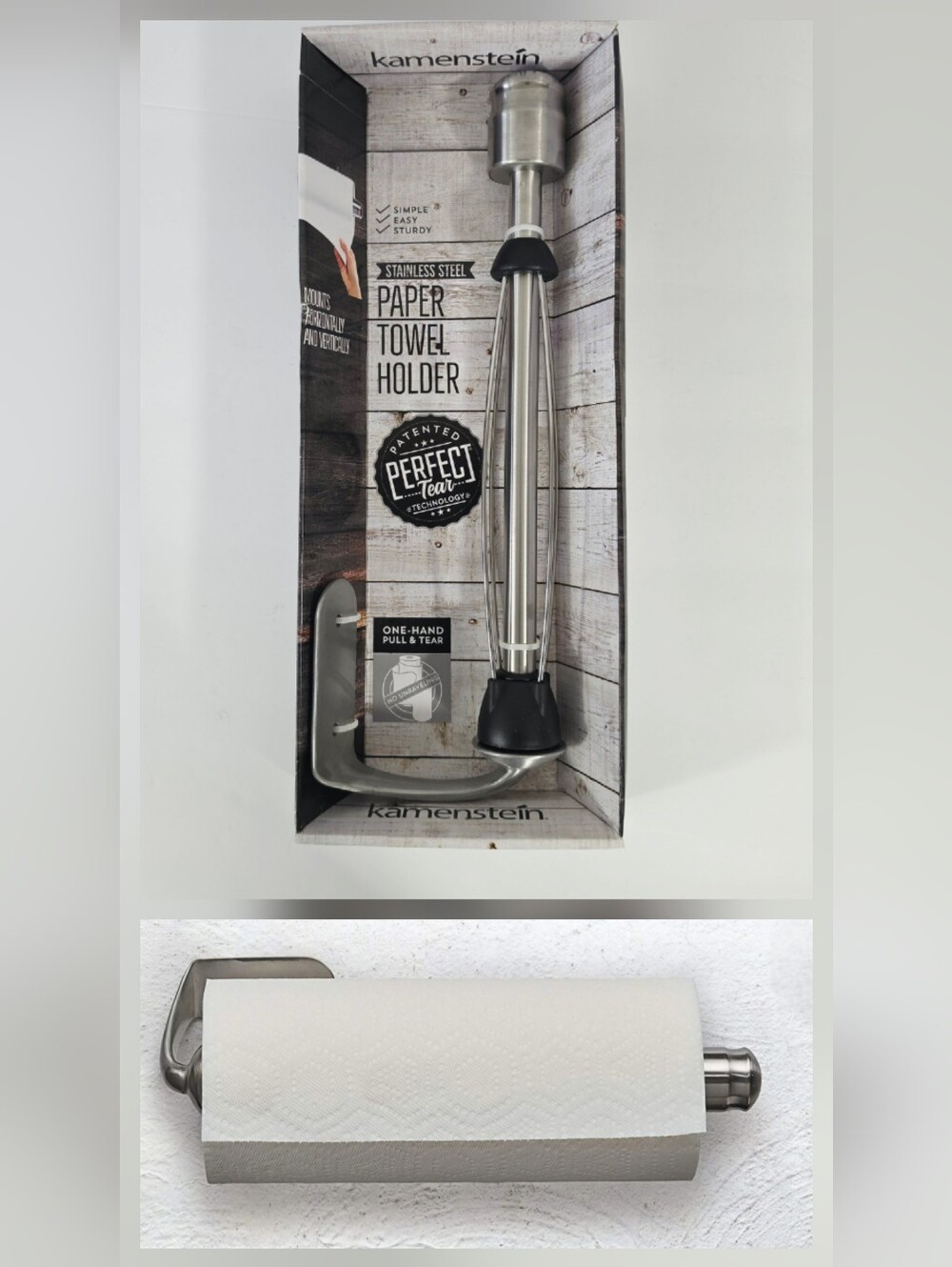 Kamenstein Perfect Tear Papertowel Holder f